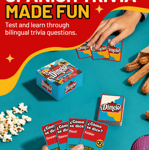 NEW Dímelo Bilingual Trivia Card Game