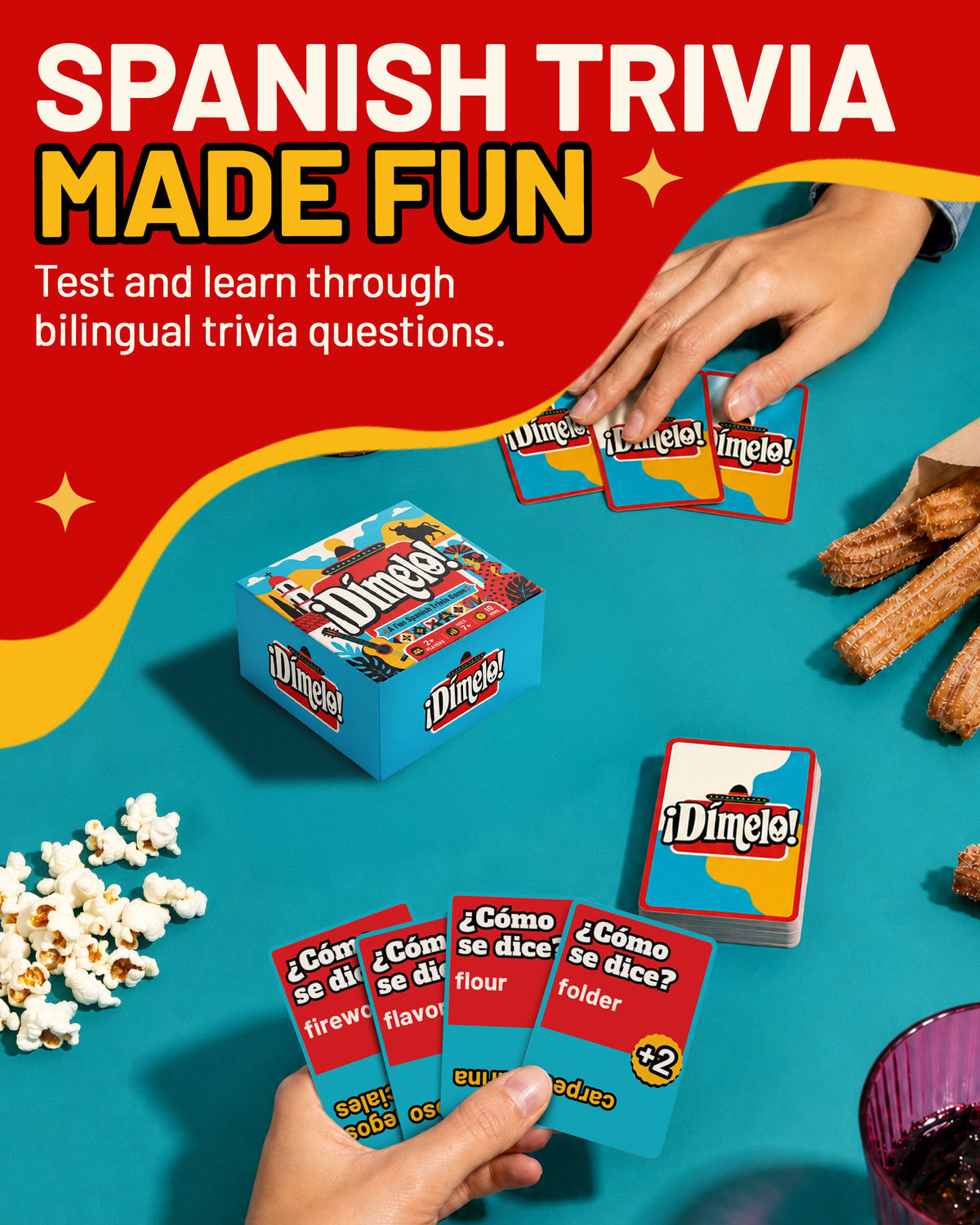 NEW Dímelo Bilingual Trivia Card Game